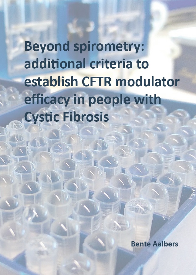 Aalbers - Beyond spirometry, additional criteria to establish CFTR modulator efficacy in people with CF